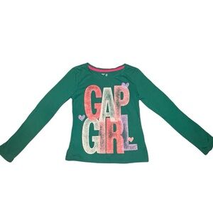 ✨LIKE 🆕✨ GAP GIRL LONG SLEEVE SHIRT Size: medium (8-9 years)